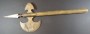 Replik einer mittelalterlichen Streitaxt, Altersspuren, L-61 cm