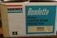 Los  <br>35mm Hanimex Rondette slide projector 1200A in orig. Karton