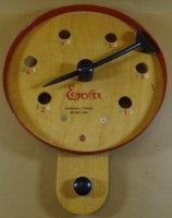 Los  <br>Holz-Brettspiel "Erola"?, wohl 60/70-er Jahre, 39x30 cm