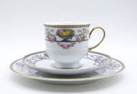 Los  <br>Kaffeegedeck von Rosenthal "Classic Rose", Ø 19,5 cm