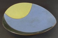 Los  <br>50-er Jahre Schale, oval, 28x19 cm, H-7,5 cm