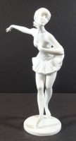 Los  <br>Ballerina "Kaiser" weiss, H-22 cm, sign. W. Gawantka