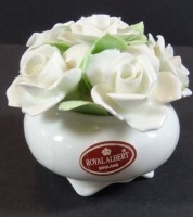 Los  <br>Tischdeko-Blumenkorb "Royal Albert", H-8 cm, D-8 cm, kleine Chips