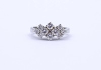 Auktion 352 / Los 1184 <br>Brillant Ring von 0,96ct. WG 585/000, 4,6g., RG 53