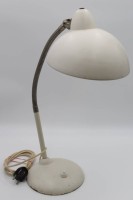 Auktion 335 / Los 16010 <br>Schreibtischlampe, HALA, 50/60er Jahre, ca. H-56cm, Altersspuren