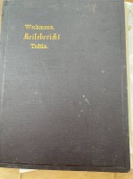 Auktion 335 / Los 6039 <br>Reisebericht des Wasserbau-Ing. späteren  Prof. Dr. Artur Wechmann  (1882-1969) über Wasserkraftwerke in den USA 1909 mit vielen losen Blättern mit techn. Zeichnungen, vielen Fotos, ca. 41 Seiten gebunden, und ca. 20 Seiten lose in Mappe, tw. stark gebrauchte Erhaltung,auch Eisenbahnen und Loks, u.a. auch Niagara-Ktaftwerk  mit Plan und  Fotos. Folio, hochinteresannter Bericht über die damalige Kraftwerk-Technik in den USA