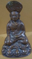 Los  <br>kl. sitzender Bronze-Buddha, China, H-6 cm