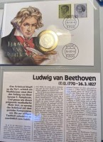 Auktion  / Los  <br>Numisbrief 5 DM Beethoven, 1992