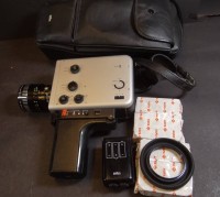 Los  <br>Braun Nizo S 560 Super 8 Kamera mit Objektiv Tasche, optisch gut erhalten, Funktion nicht geprüft