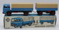 Los 12009 <br>Mercedes LKW mit Anhänger, CKo - Kellermann, Nr. 431A, guter Zustand, orig. Karton, L-ca. 31cm.