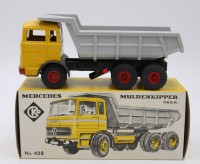 Los 12010 <br>Mercedes Muldenkipper, CKO - Kellermann, Nr. 428, Blech, L-17 cm, orig. Karton, guter Zustand