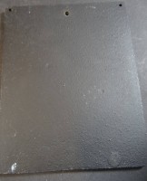Los  <br>Eisen Reliefplatte "Getreidehalme" Claas 1975,  16x13 cm