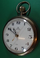 Los  <br>Küchenuhr in Taschenuhrform, Batteriewerk läuft "Anker", H-30 cm, Metallgehäuse