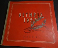 Los  <br>Sammelalbum Olympia 1952, 2.Band, nut tw. gefüllt