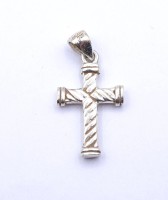 Los  <br>Kreuz Anhänger, Silber 925/000, L. 3,2cm, 3,6g.