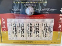 Los  <br>Numisbrief "Deutsche Einheit 2015" 25 Euro
