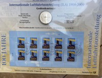 Los  <br>Numisbrief, 10 Euro ILA 2009