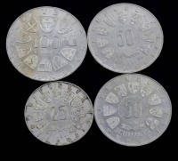 Los 6004 <br>Schilling Münzen Österreich, 225 Schilling, zus. 76,8g.