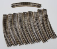 Los  <br>10x Kurven-Schienen, Märklin, H0