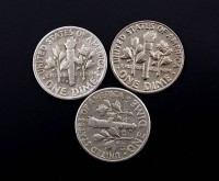 Los 6045 <br>3x One Dime USA