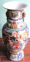 Auktion 346 / Los 15522 <br>chines. Palastvase, H-92 cm, ungemarkt,