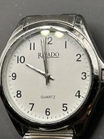 Auktion 344 / Los 2199 <br>HAU "Rivado" Quartz, Zugband, Werk läuft