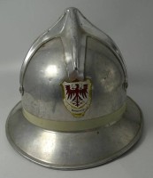 Auktion 346 / Los 15014 <br>österreichischer Feuerwehrhelm, Scharnitz