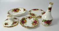 Auktion 346 / Los 9021 <br>5x div. Service Teile "Royal Albert" Old Country Rose