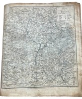 Auktion 352 / Los 3000 <br>24 Kreiskarten der kgl. preussischen Kreise, gebunden um 1840, 43x37 cm, mit Königsberg, Breslau, Posen etc.