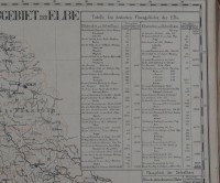 Auktion 347 / Los 3000 <br>Flussgebiet der Elbe, 1896, Klappkarte (57 Seiten Karten auf Leinen, je 45,5x50 cm,  ca. 28,5 m lang ausgeklappt, !!) von Ing. Arthur Diruf, absolute Rarität mit leichten Alters-u. Gebrauchsspuren,