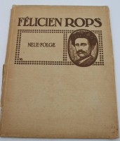 Auktion 347 / Los 3003 <br>Rudolf Klein "Felicien Rops", Neue Folge, ca. 30er Jahre, Alters-u. Gebrauchsspuren