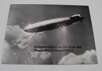 Auktion 347 / Los 3004 <br>Mappenwerk, Erinnerungen an die Zeit der Zepelin-Luftschiffahrt, ca. 40 x 30cm.