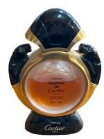 Auktion 347 / Los 15026 <br>Parfum-Flacon  "Panthere de Cartier", zu 3/4 gefüllt, H-10 cm