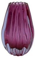 Auktion 347 / Los 10062 <br>altrosa Murano Vase, leicht ovoid, H-18 cm