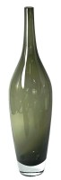 Auktion 347 / Los 10067 <br>hohe Rauchglas-Karaffe "Zwiesel" orig. Etikett, H-28,5 cm