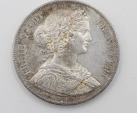 Auktion 347 / Los 6027 <br>2 Vereinsthaler 1866, Freie Stadt Fankfurt, 36,9gr., D-4,1cm.