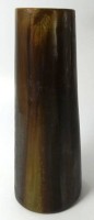 Auktion 347 / Los 9028 <br>Konische Vase, Laufglasur, H-18,5 cm