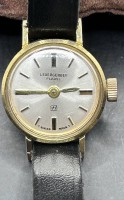 Auktion 347 / Los 2046 <br>mechan. Damenarmbanduhr "Ledergerber" Flawil, Ref. Nr. 6259,  Swiss made, sehr gut erhalten, Lederband Tragespuren