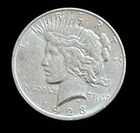 Auktion 347 / Los 6051 <br>Silber-Peace Dollar, 1923, 26,6 gr