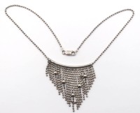 Auktion 348 / Los 1050 <br>schönes 925er Silber-Collier, 16,3gr., Italien, ca. L-38cm