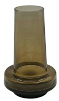 Auktion 348 / Los 10081 <br>Rauchglas-Vase, H-19 cm
