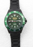 Auktion 348 / Los 2099 <br>Werbe-Armbanduhr, Jever, Quarzwerk läuft, anbei Box, D-4,4cm