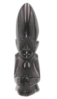 Auktion 349 / Los 15003 <br>Skulptur, wohl Obsidian, Südamerika, H-13cm