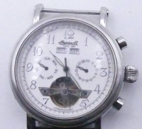 Auktion 349 / Los 2015 <br>Herrenuhr "Ingersoll" Automatic IN 4500,limit. Edition,  Werk läuft, Lederband ein Ende lose, aber anbei und wohl heil?,