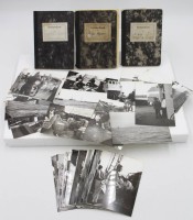 Auktion 349 / Los 3011 <br>Konvolut Seefahrt, 3x Seefahrtsbücher, Fotoalbum und lose Fotos, 60/70er Jahre