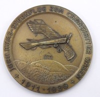 Auktion 349 / Los 7037 <br>Medaille, Jubiläums Sternflug zum Cannstatter Wasen 1911-1936, D-6cm