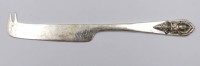 Auktion 349 / Los 11027 <br>Käsemesser, Sterling, Alex &amp; Co, Thailand, Griff mit Buddha, 22,3gr., L-15cm