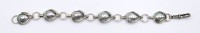 Auktion 352 / Los 1091 <br>925er Silber-Armband, mit Muschelkernperlen, 17,5gr., L-18cm