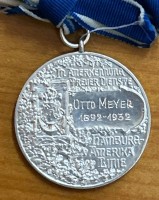 Auktion 349 / Los 6021 <br>Silbermedaille "In Anerkennung treuer Dienste" 1932, Reederei Hamburg-Amerika-Linie, ca. 22 gr.