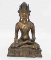 Auktion 349<br>gr. Buddha, Thailand, Bronze, älter, H-35cm